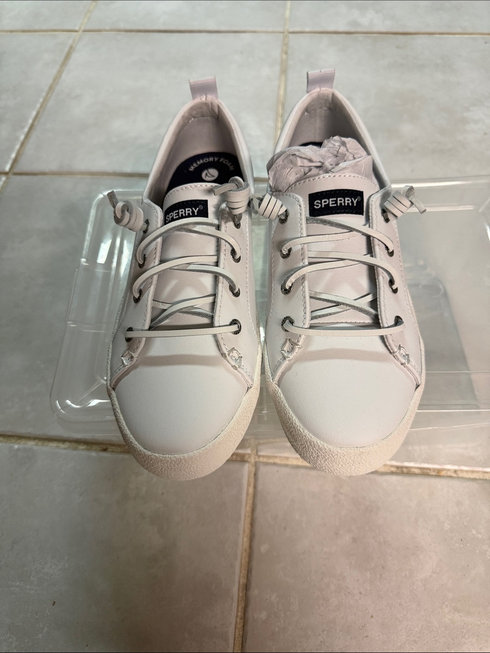 Sperry Women’s Pale Pink Low-Top Sneakers